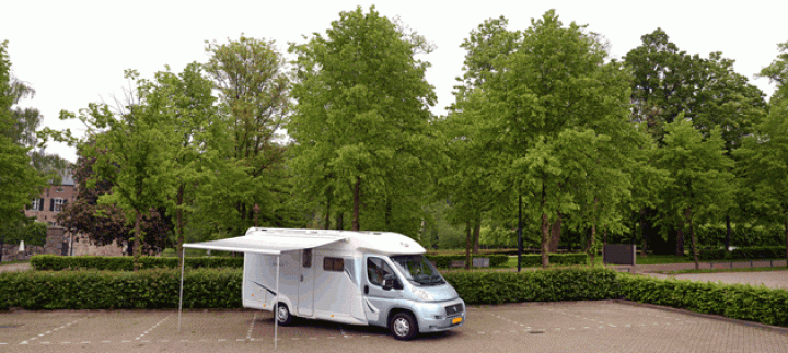 Nieuwe camperplaatsen bij Kasteel Erenstein in Kerkrade
