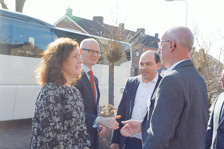 Minister Van Engelshoven bezocht toekomstig Cultuurhuis Landgraaf