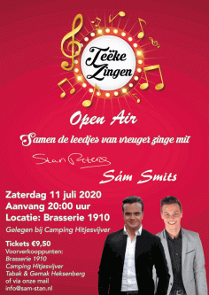 Het eerste concert van het ‘Tieëke zinge’ van Sám & Stan